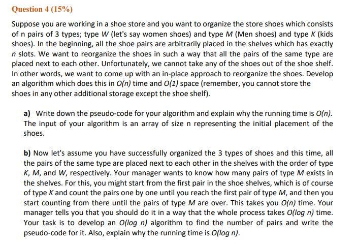 working at a shoe store