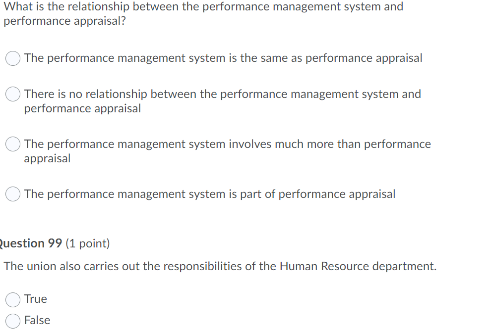 Solved What is the relationship between the performance | Chegg.com