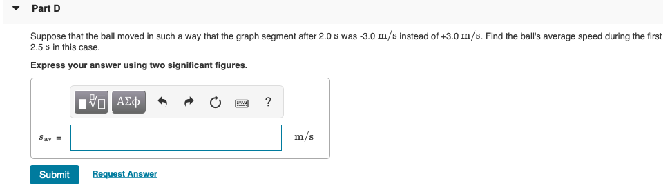 Solved Part A A ball moves in a straight line (the x-axis). | Chegg.com