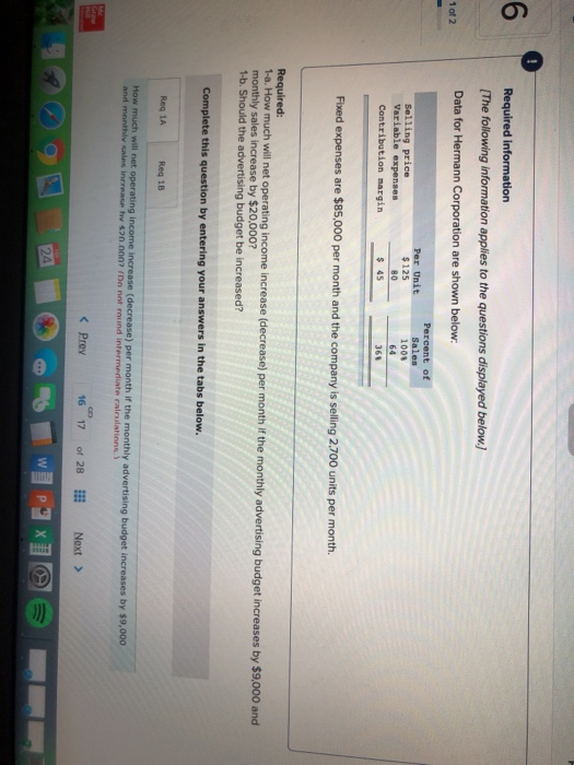 Solved 1a) how much will net operating income | Chegg.com