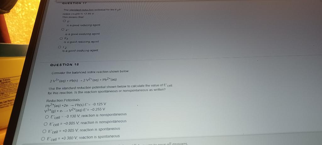 Solved Facts Misce CARE Preec Widels MAS QUESTION 17 The | Chegg.com