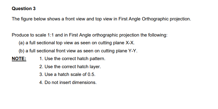 Solved The figure below shows a front view and top view in | Chegg.com