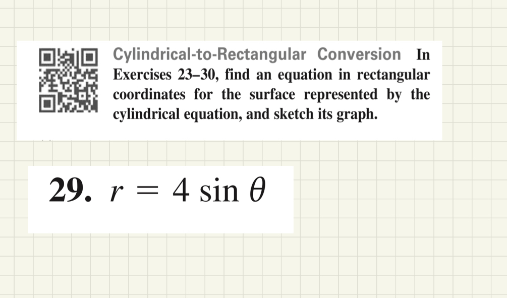 Solved CylindricaltoRectangular Conversion In Exercises