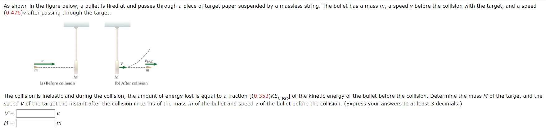 Solved As shown in the figure below, a bullet is fired at | Chegg.com