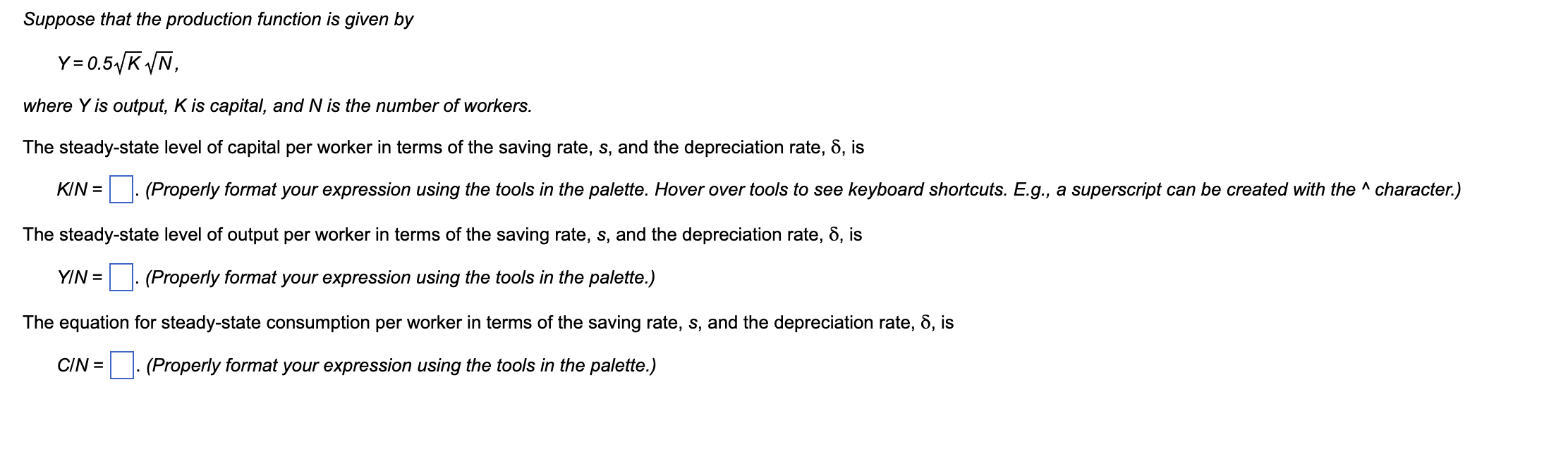 Solved Suppose that the production function is given by | Chegg.com