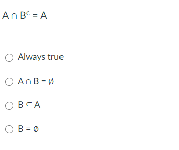Solved Decide whether the given statement is always true or | Chegg.com
