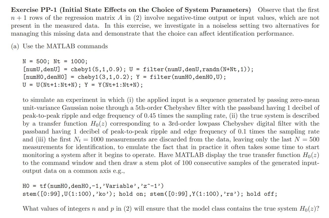 Exercise PP-1 (Initial State Effects on the Choice of | Chegg.com