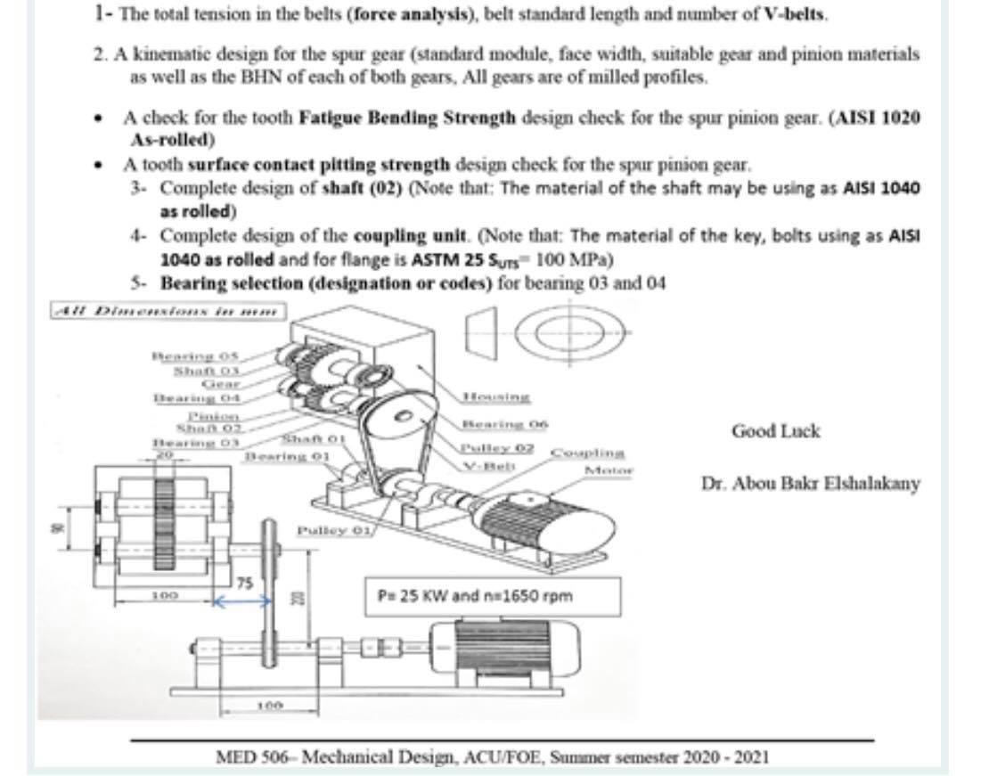 A gear box reducer system two stage (Spur Gear &