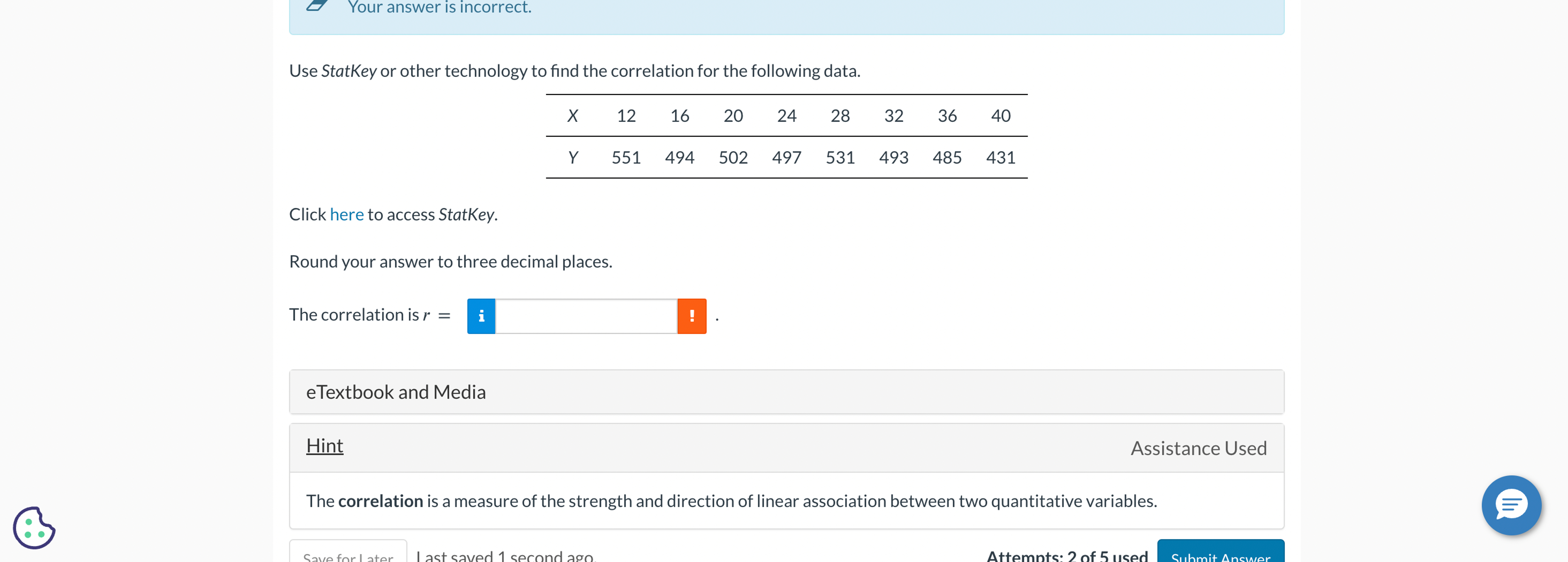 Solved Use StatKey or other technology to find the | Chegg.com
