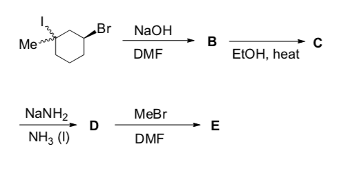Solved Please identify the molecules below from B through E. | Chegg.com