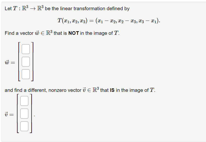 Solved Let T:R3→R3 Be The Linear Transformation Defined By | Chegg.com ...