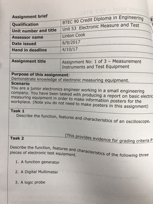 btec iv assignment brief qcf