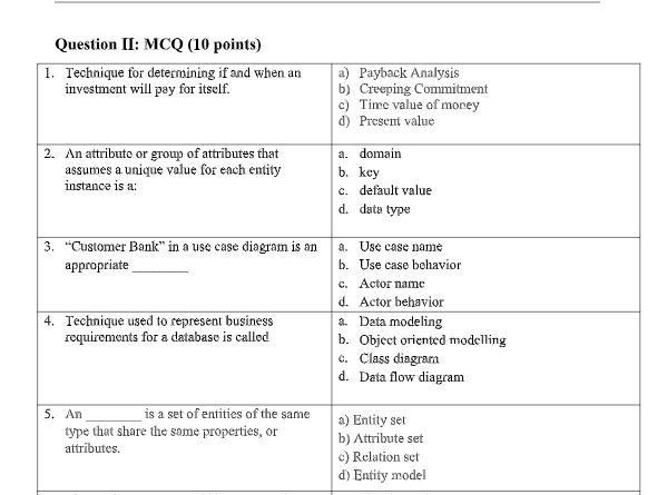 what is a default value mcq