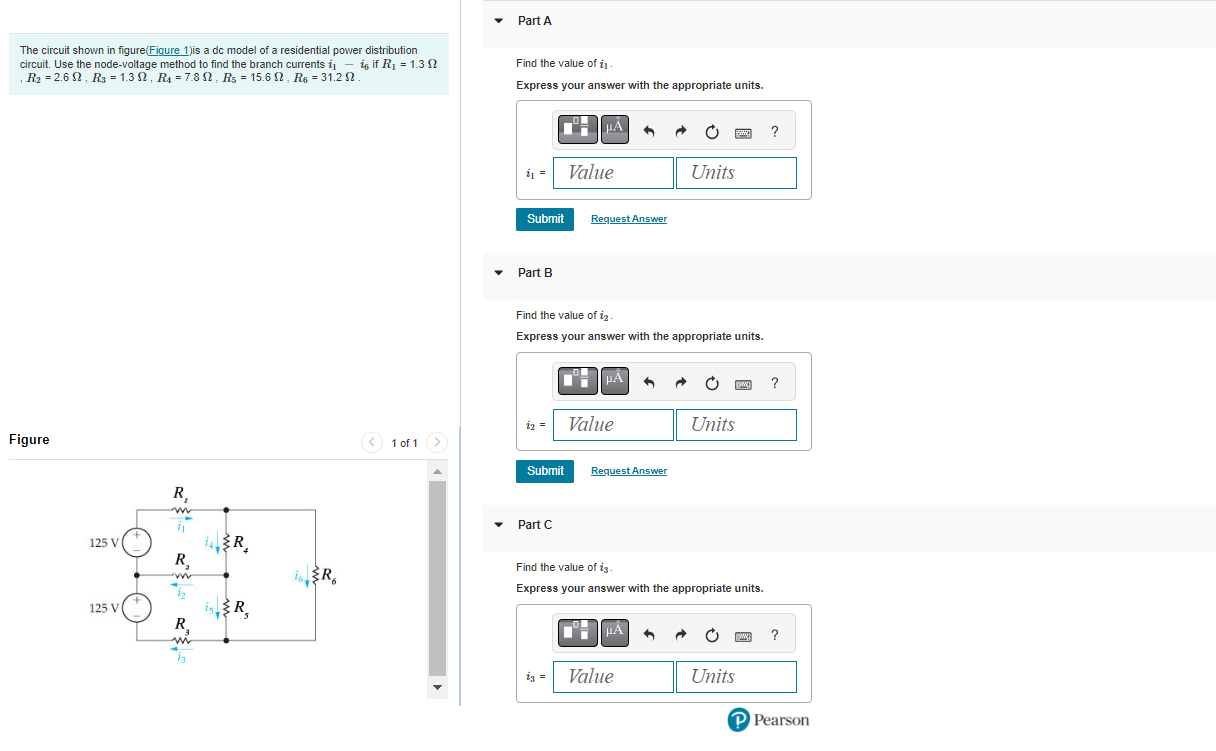 Solved The circuit shown in figure(Figure 1)is a dc model of | Chegg.com