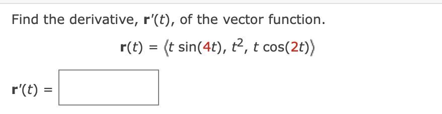 Solved Consider the given vector equation. r(t) = 3 sin(t)i | Chegg.com