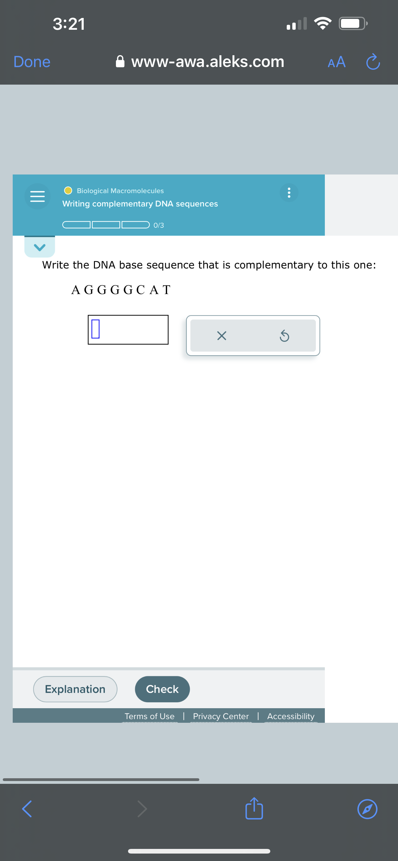 Solved Write The DNA Base Sequence That Is Complementary To | Chegg.com