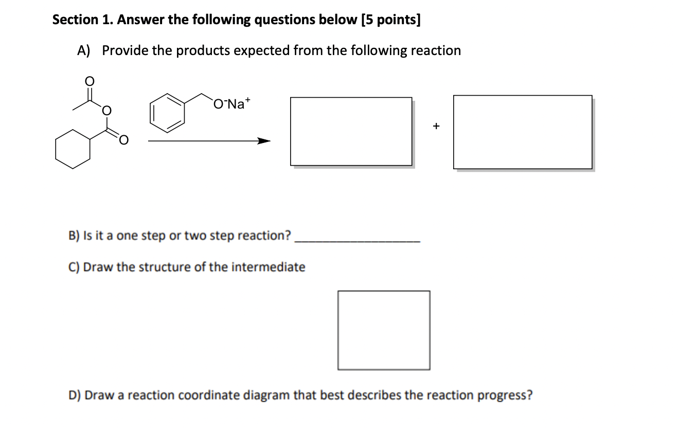 Solved Section 1. Answer the following questions below [5 | Chegg.com
