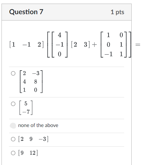 Solved Question 7 1 Pts | Chegg.com