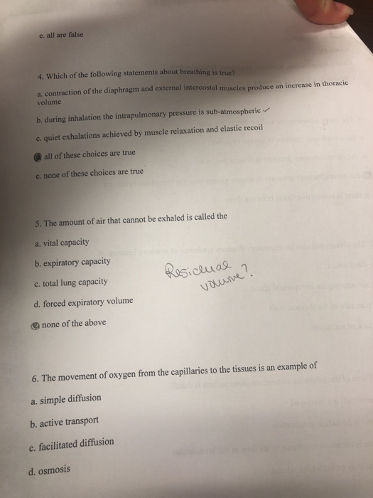 Solved e. all are false 4. Which of the following statements | Chegg.com