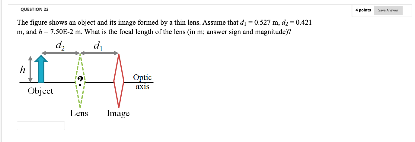 Solved The figure shows an object and its image formed by a | Chegg.com
