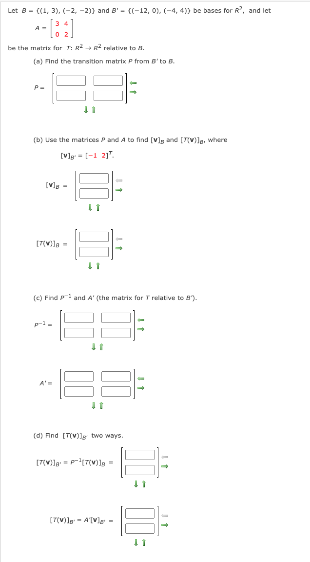 Solved Determine whether the linear transformation is | Chegg.com