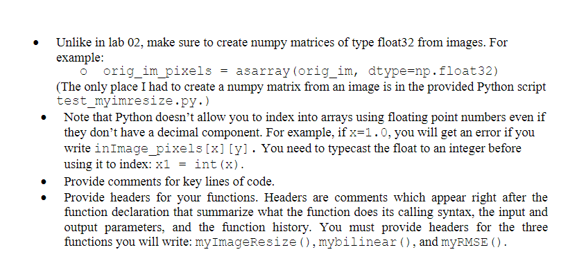 3. Write the function RMSE () (inside the Python | Chegg.com