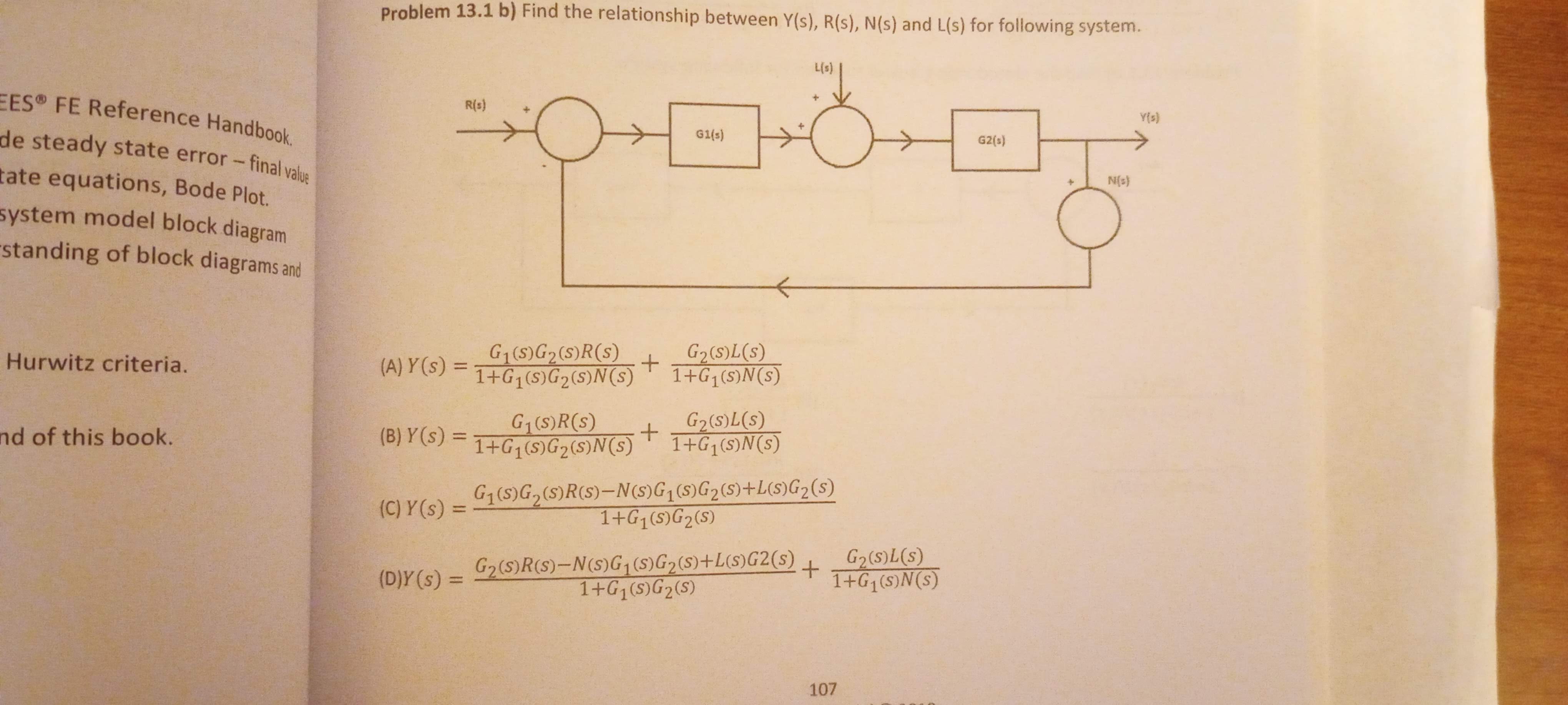 Solved Problem 13.1 B) Find The Relationship Between | Chegg.com