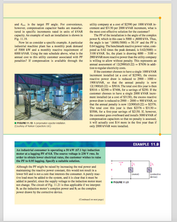 Solved 2. Read the Practical Application of power factor