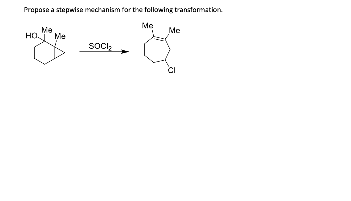 Solved Propose a stepwise mechanism for the following | Chegg.com