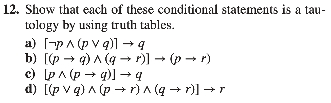 Solved Show that each of these conditional statements is a | Chegg.com