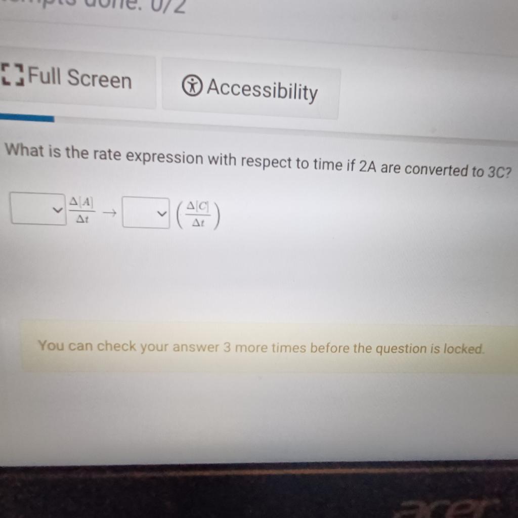 Solved What is the rate expression with respect to time if | Chegg.com
