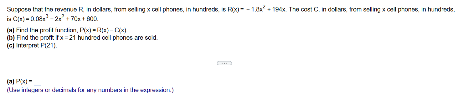 Solved Please help me answer these three parts. | Chegg.com