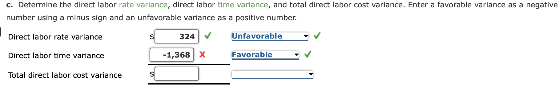 Solved Direct Materials and Direct Labor Variance Analysis | Chegg.com