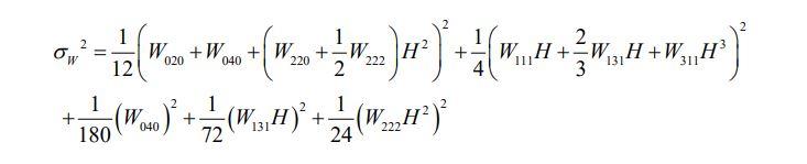 Solved 8) Using the variance of the wavefront from problem | Chegg.com