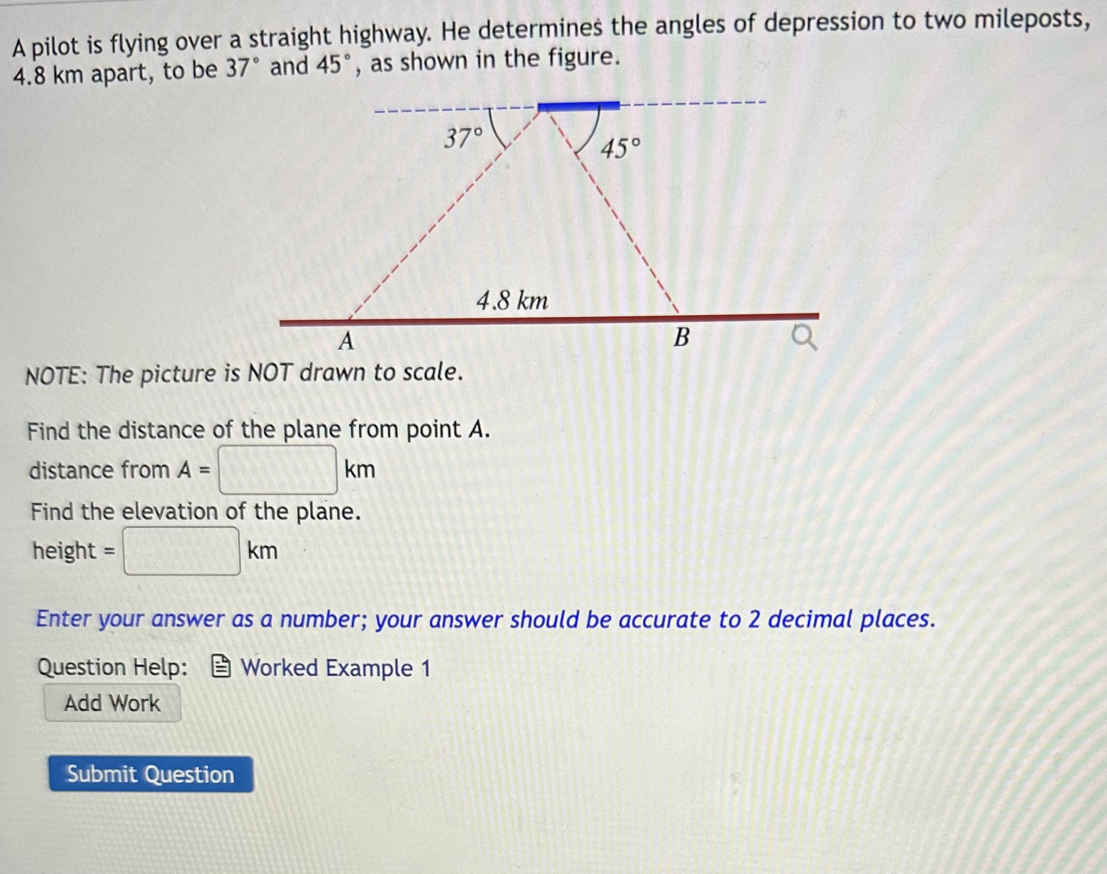 Solved Points A and B are separated by a lake. To find the | Chegg.com