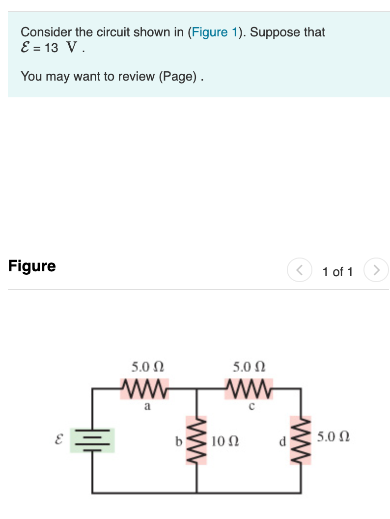 Solved Consider The Circuit Shown In (Figure 1). Suppose | Chegg.com