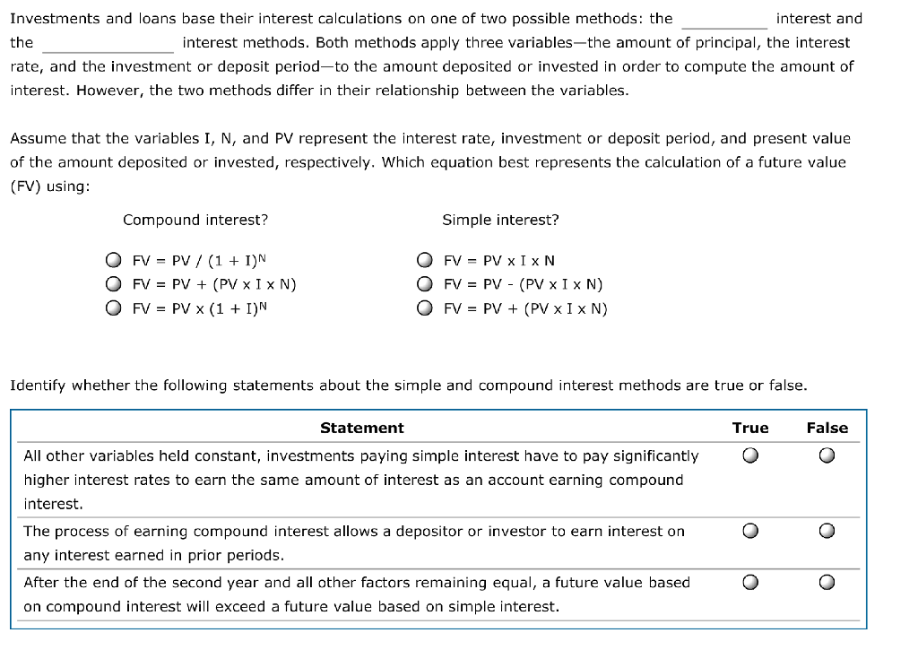 Solved The principal of the time value of money is probably | Chegg.com