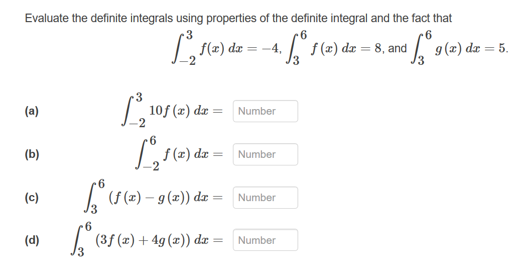 Solved Q1: Evaluate The Definite Integrals Using Properties | Chegg.com