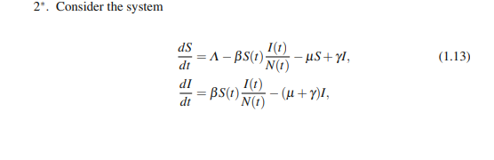 Solved 2∗. Consider the system | Chegg.com