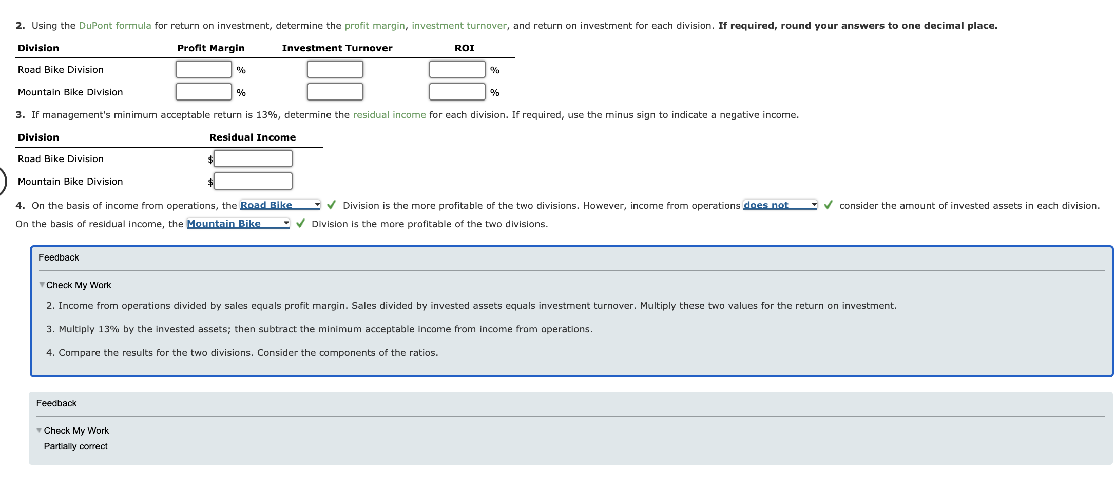 Solved Prepare Condensed Divisional Income Statements For Chegg Com