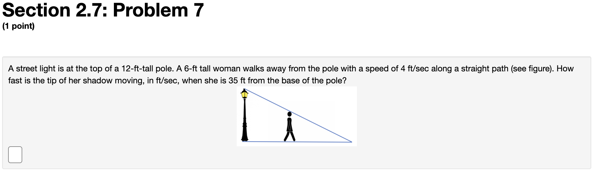 solved-a-street-light-is-at-the-top-of-a-12-ft-tall-pole-a-chegg