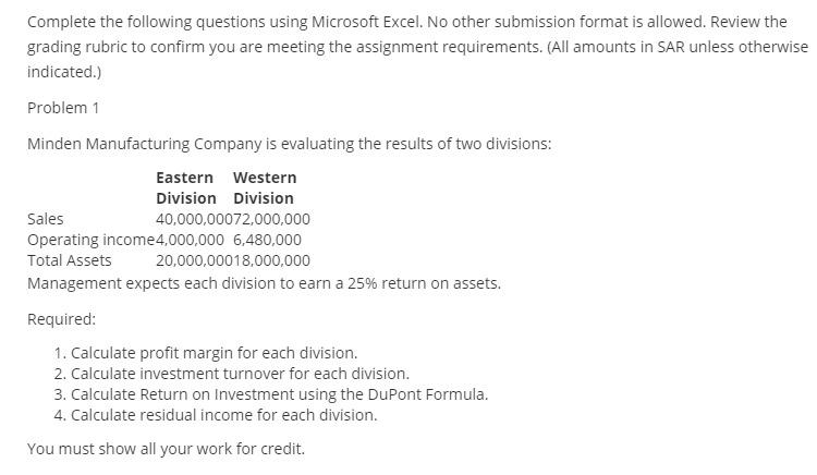 Solved Complete the following questions using Microsoft | Chegg.com