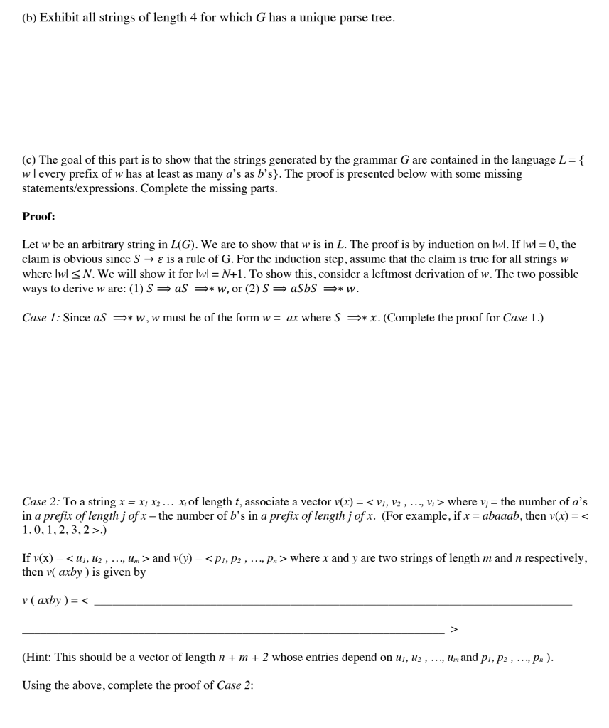 Solved PROBLEM 2: Shown below is a context-free grammar over | Chegg.com