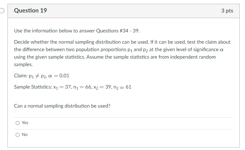 Solved Use the information below to answer Questions \#34 - | Chegg.com