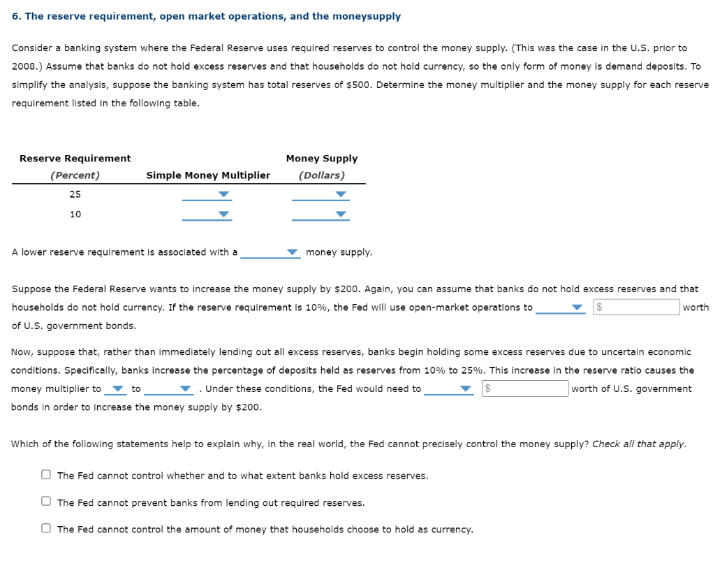 solved-6-the-reserve-requirement-open-market-operations-chegg