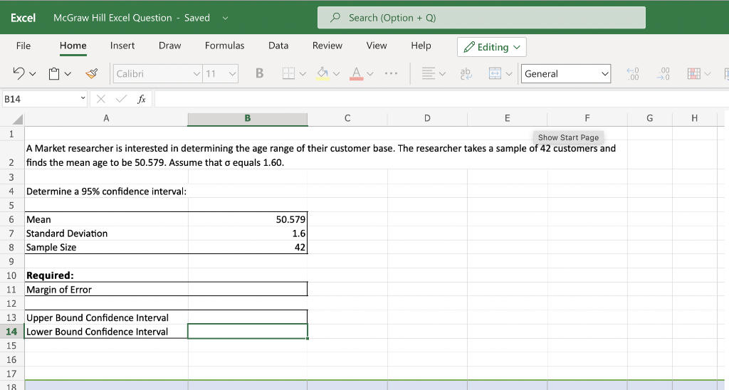 Solved A Market researcher is interested in determining the | Chegg.com