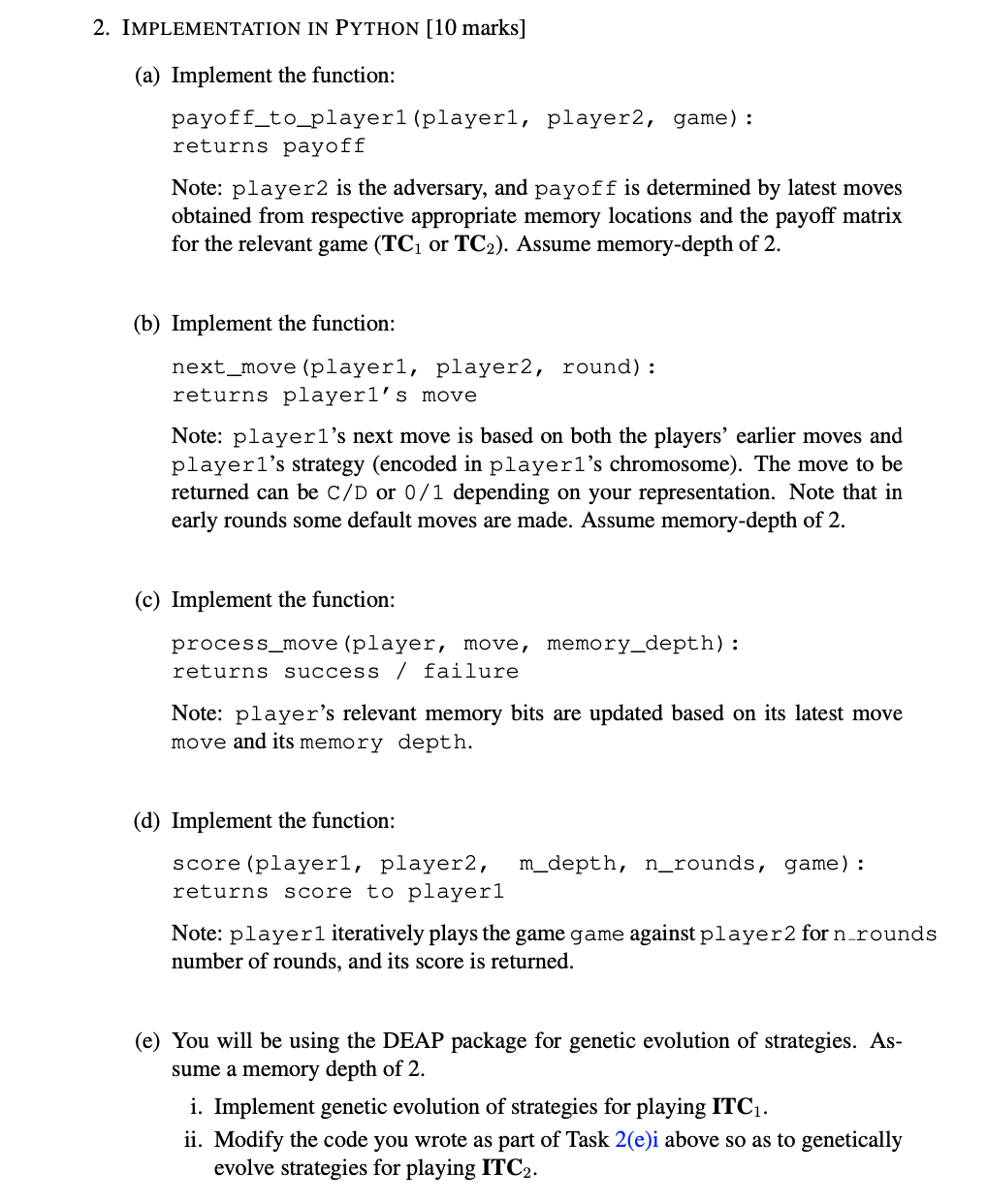 Python help needed, coding tasks 2(a)-(e) are | Chegg.com