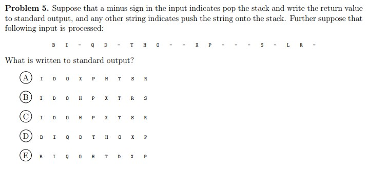 Solved Problem 5. Suppose that a minus sign in the input | Chegg.com