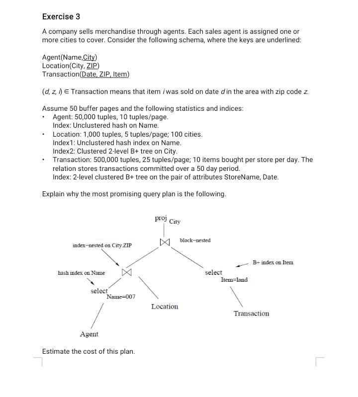 Solved Exercise 3 A Company Sells Merchandise Through | Chegg.com