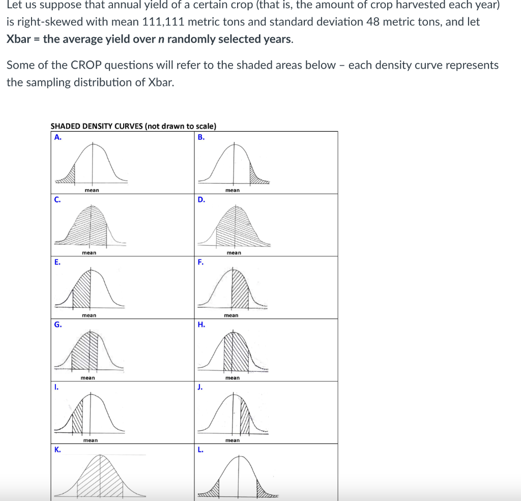 Solved Please answer Crop 5 multiple choice. If there is a | Chegg.com